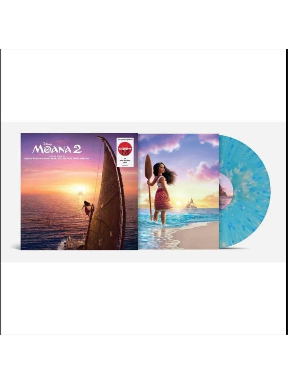 Moana 2 Ltd Ed Blue Splatter Vinyl 2024 Walt Disney Pop Up D004527601